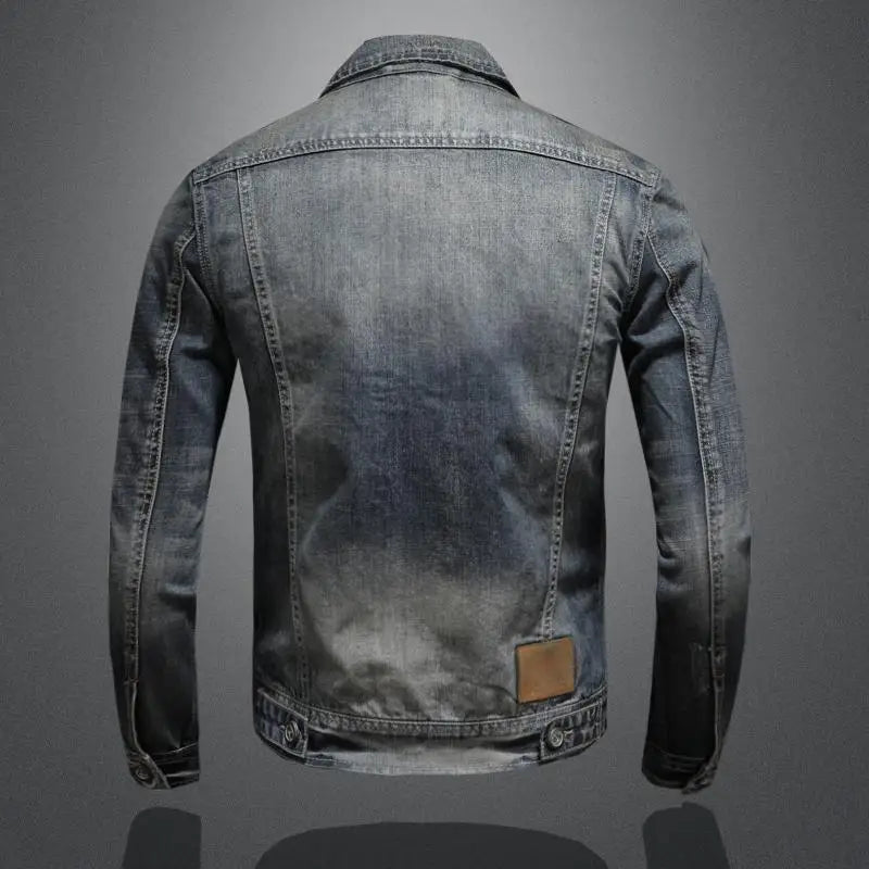 Jon – Stilvolle Herbst-Vintage-Denimjacke für Herren