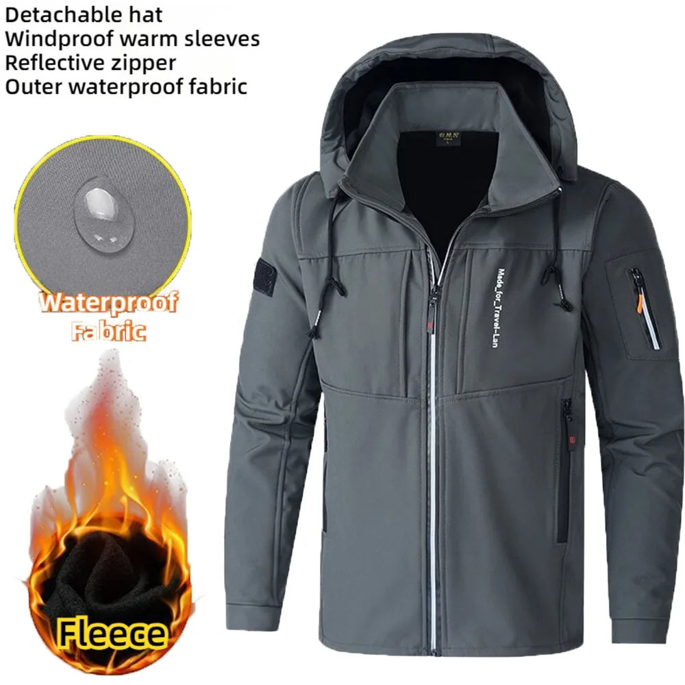 Crispin - Outdoorjacke mit Abnehmbarer Kapuze