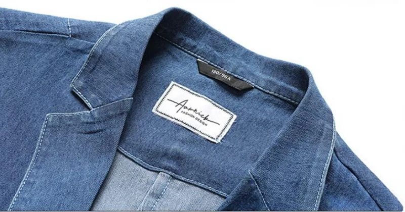 Patrick - Denim-Blazer für Männer in Übergröße