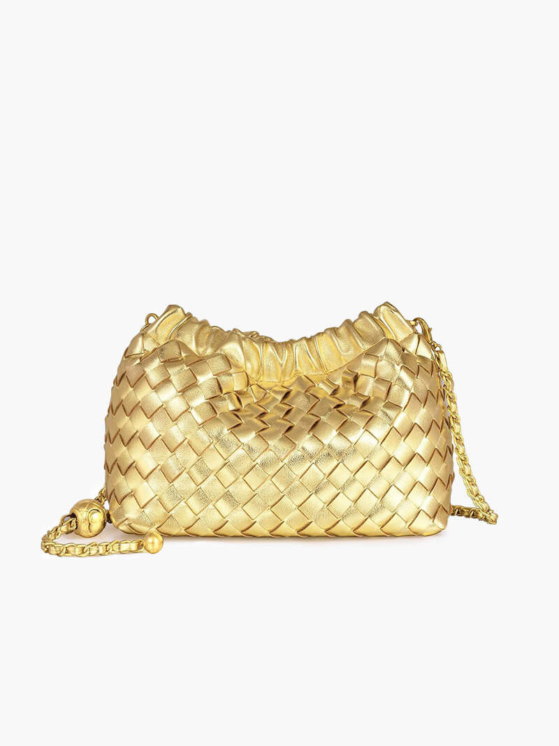 Mave | Luxuriöse Damen-Tasche mit goldener Kette