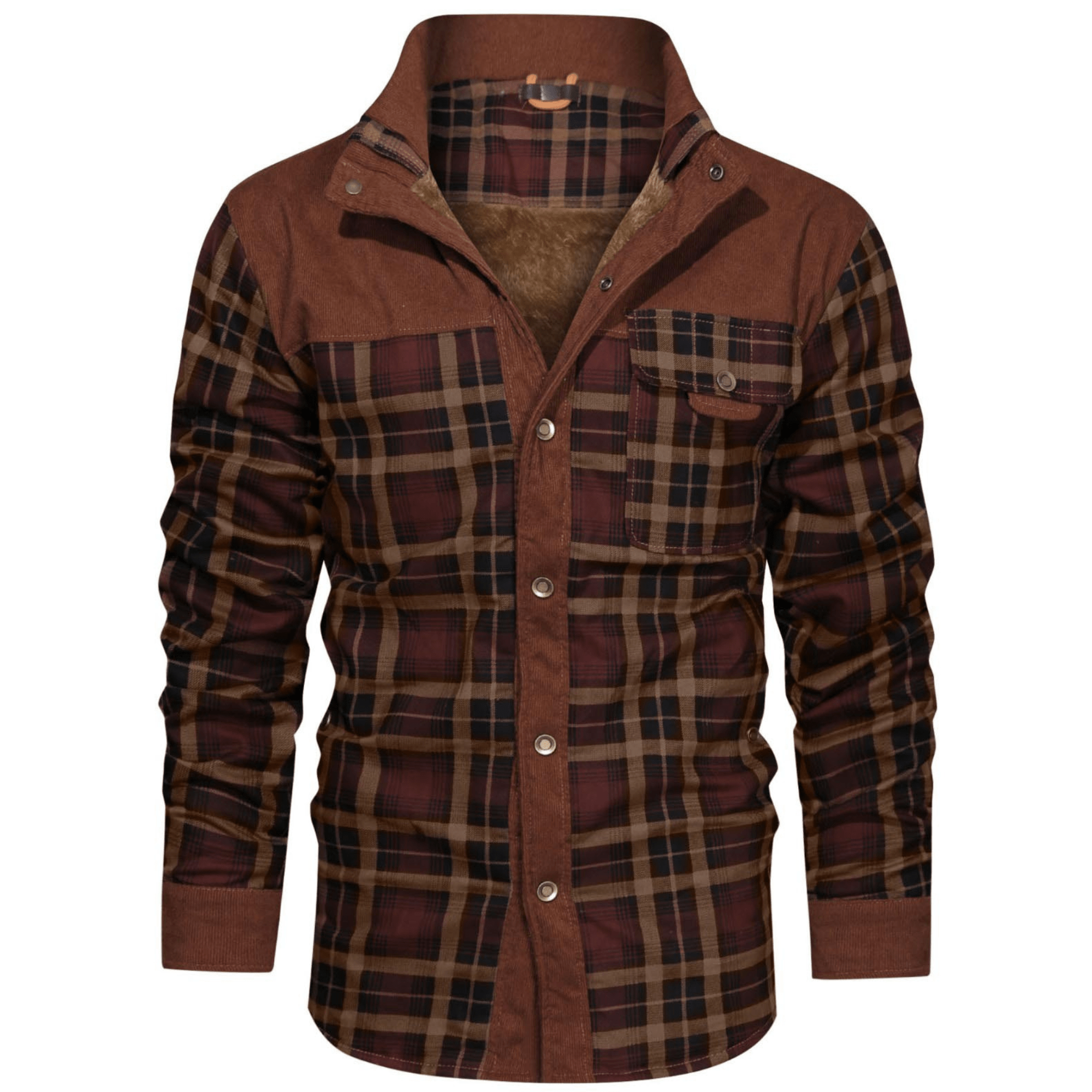 Flanell Winterjacke für Herren