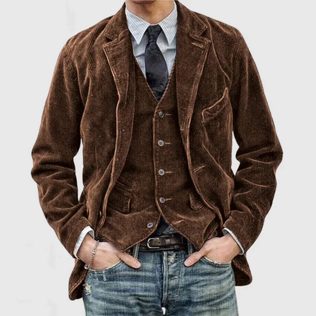 Fletcher- Eleganten Cordjacke für Herren