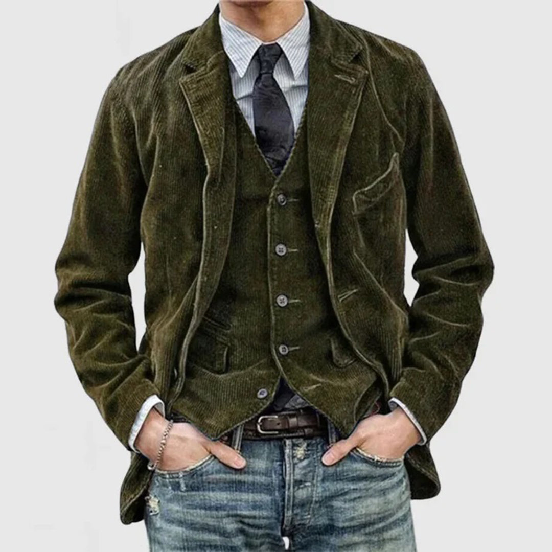 Fletcher- Eleganten Cordjacke für Herren