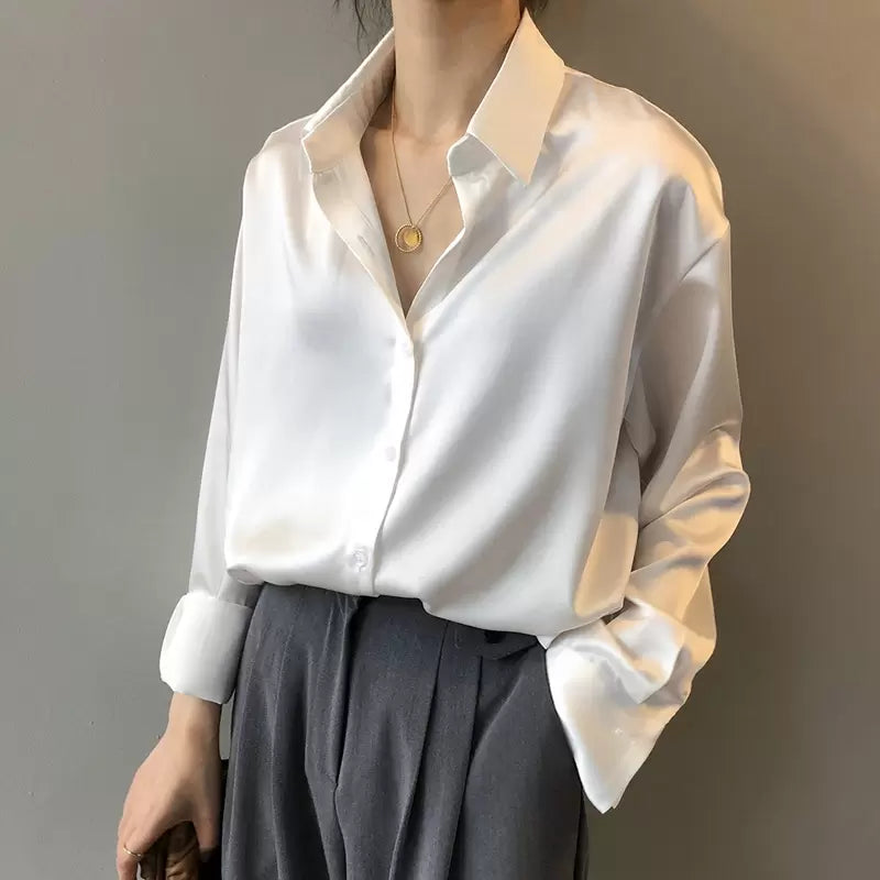 Mai - Luxuriöse und Elegante Seidenbluse für Damen