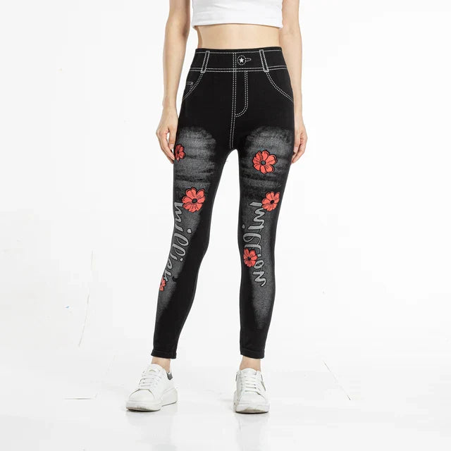 Mia l Schimmernde Nahtlose Leggings