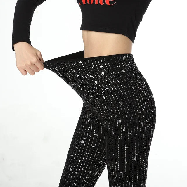 Mia l Schimmernde Nahtlose Leggings