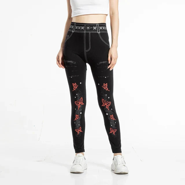 Mia l Schimmernde Nahtlose Leggings