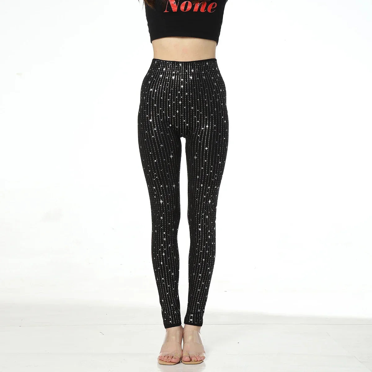 Mia l Schimmernde Nahtlose Leggings