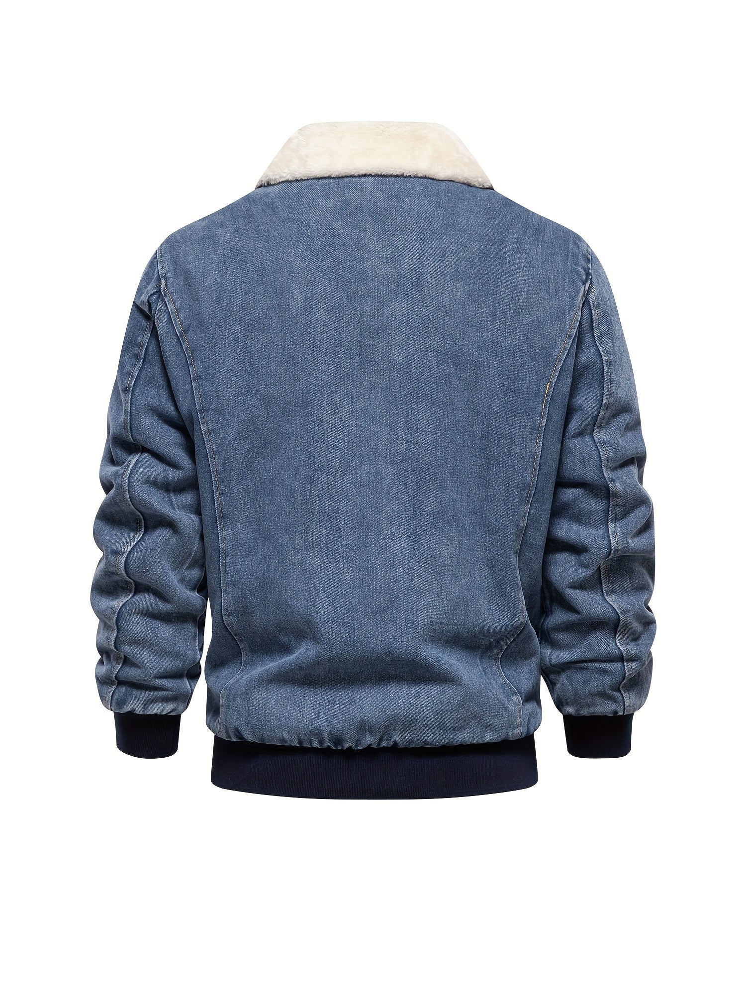 Denim Fleece Jacke für Herren