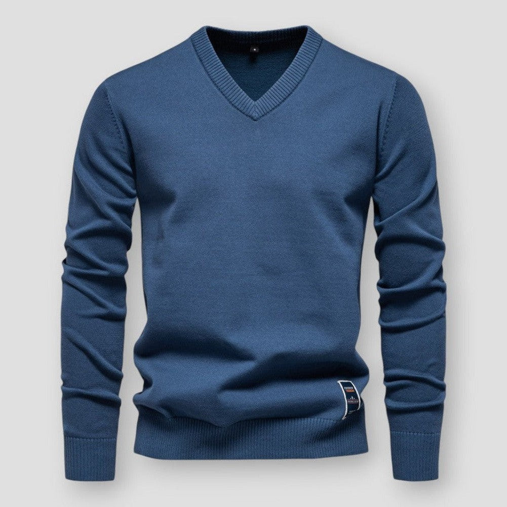 Maverick - Klassischer Herbst- und Winter-Strickpullover für Herren