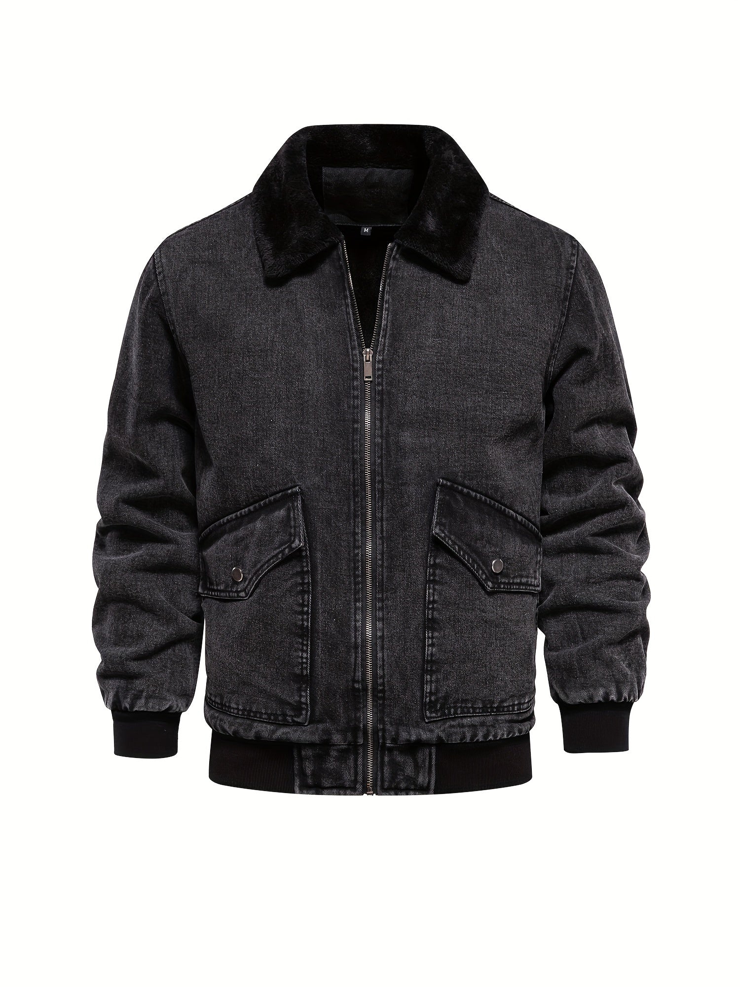 Denim Fleece Jacke für Herren