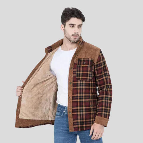 Callum – Gefütterte Woven-Warme Flanelljacke für Herren