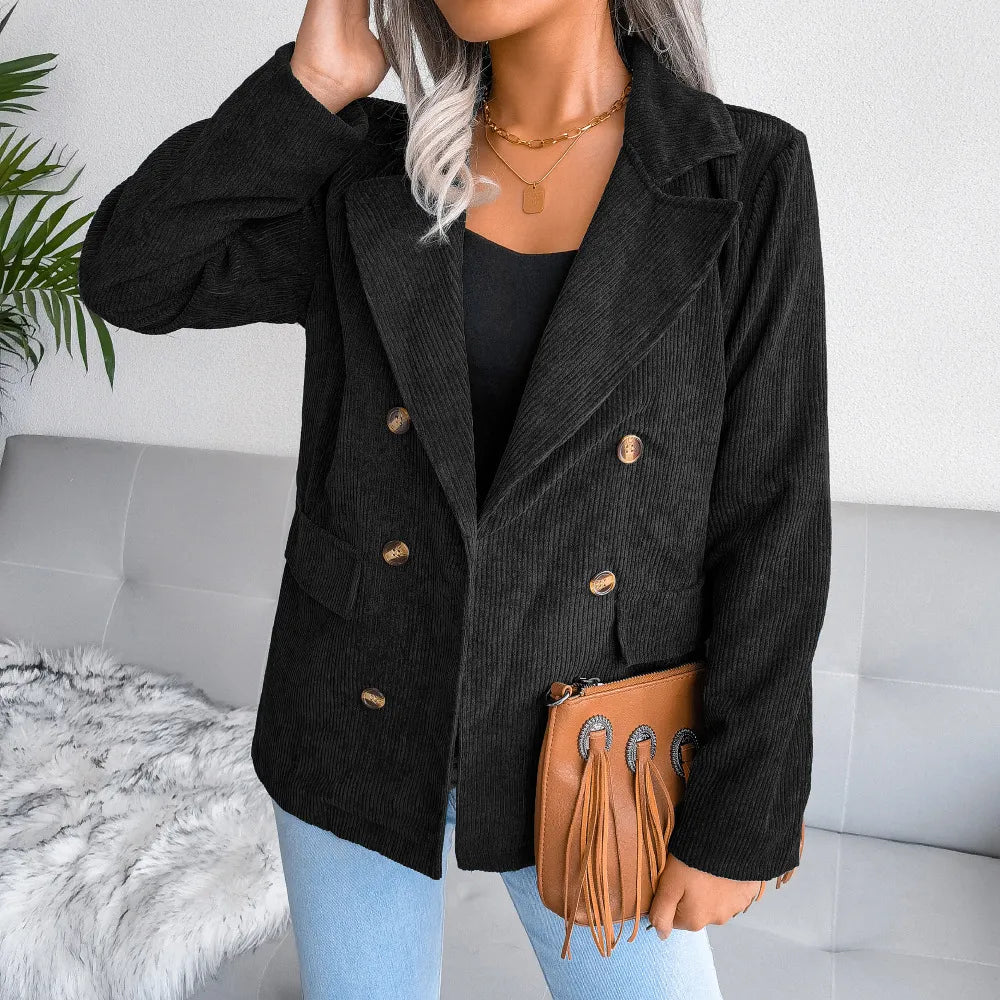 Maya - Stylischer und Bequemer Herbst Corduroy-Blazer für Damen