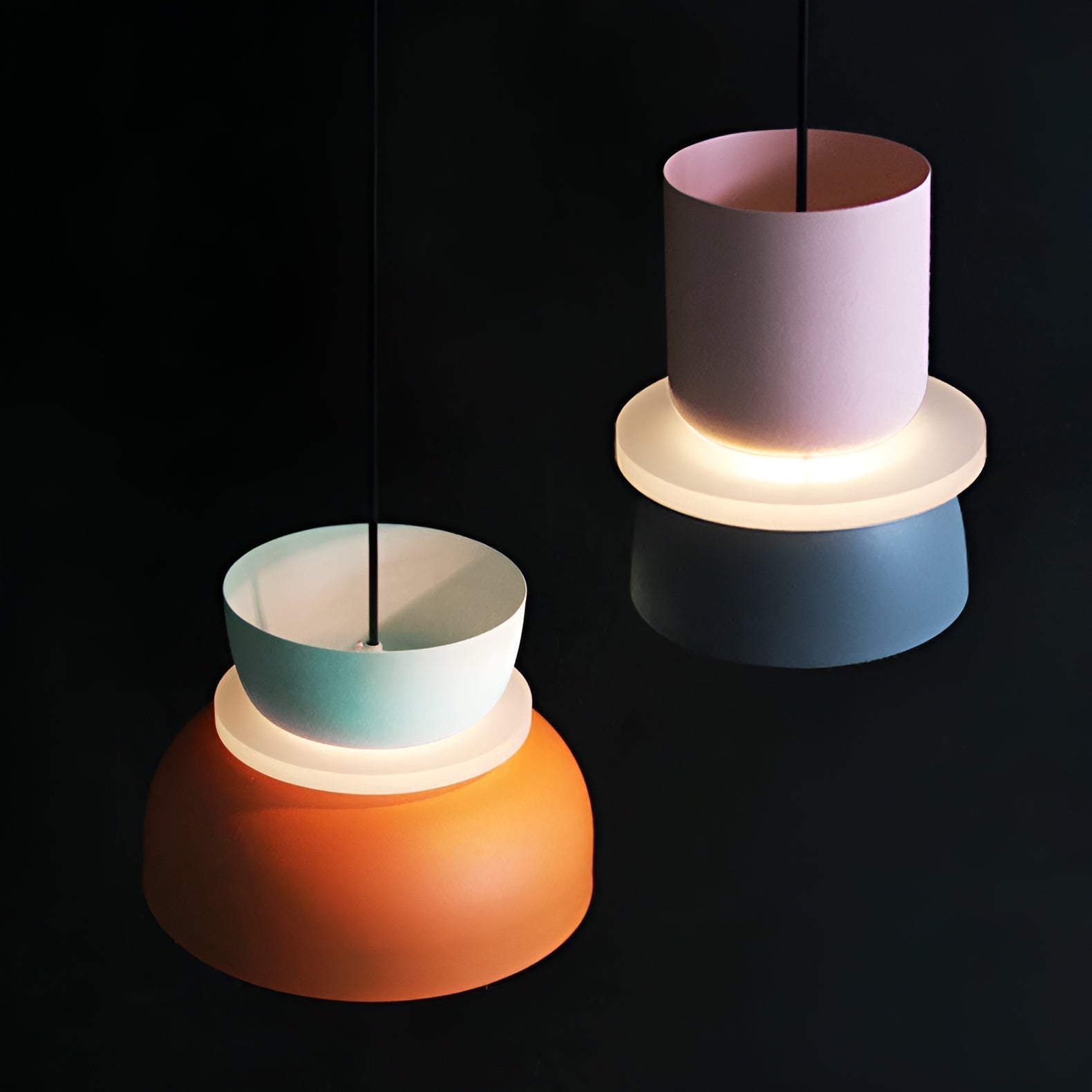 MaxColor | Bunte und elegante Macaron LED-Pendelleuchte