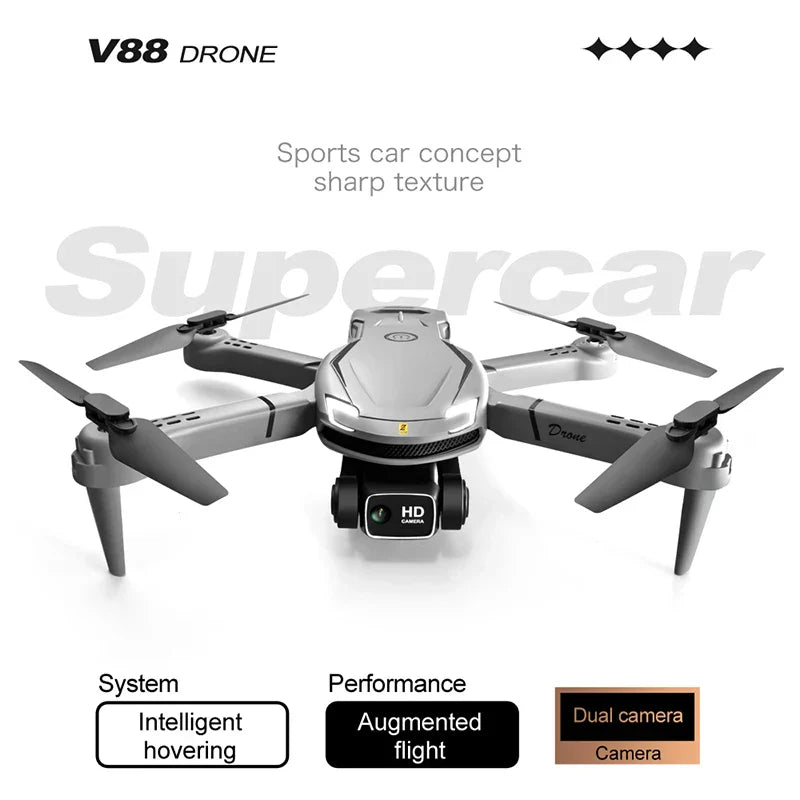 Mini V88 Drone 8K mit GPS und HD Kamera - Professionelle Luftfotografie Drone