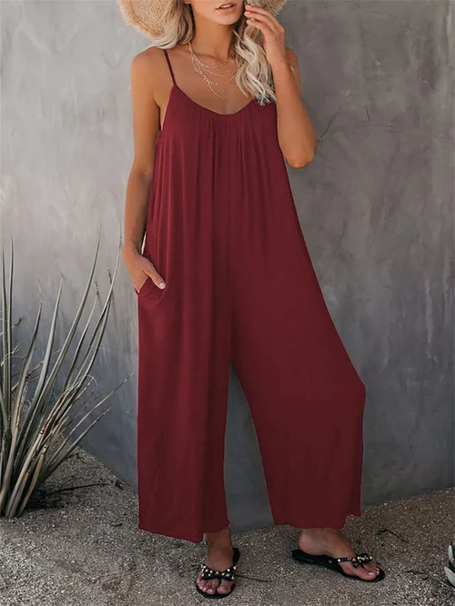 Lara - Stilvoller und Bequemer Sommer- und Herbst-Jumpsuit für Damen