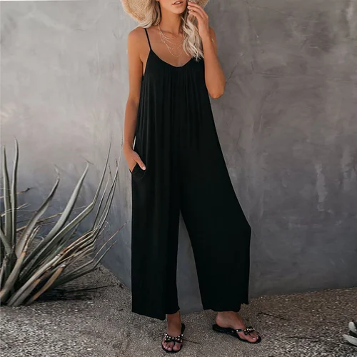 Lara - Stilvoller und Bequemer Sommer- und Herbst-Jumpsuit für Damen