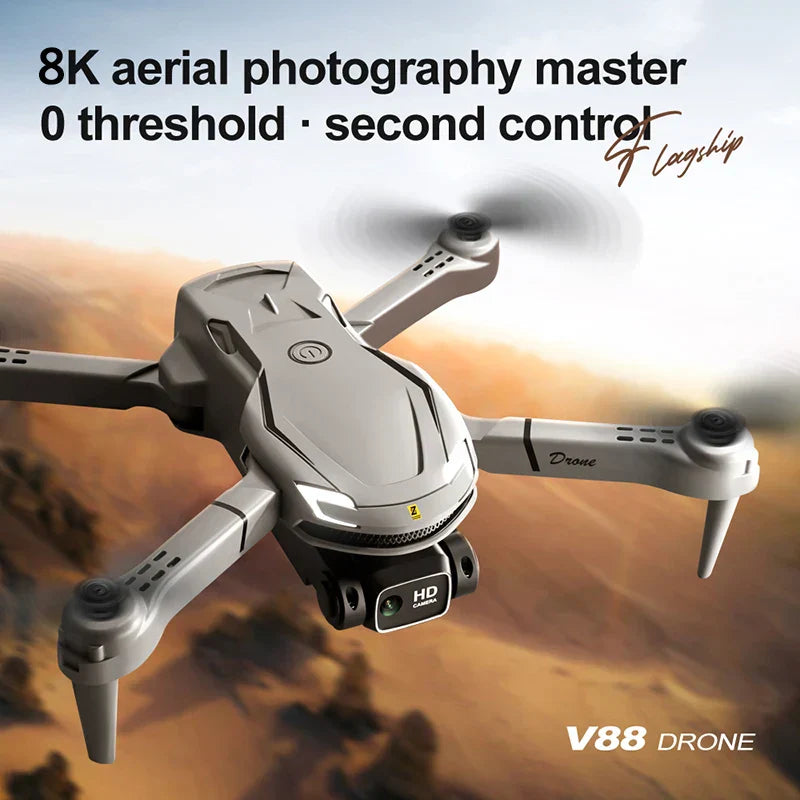 Mini V88 Drone 8K mit GPS und HD Kamera - Professionelle Luftfotografie Drone