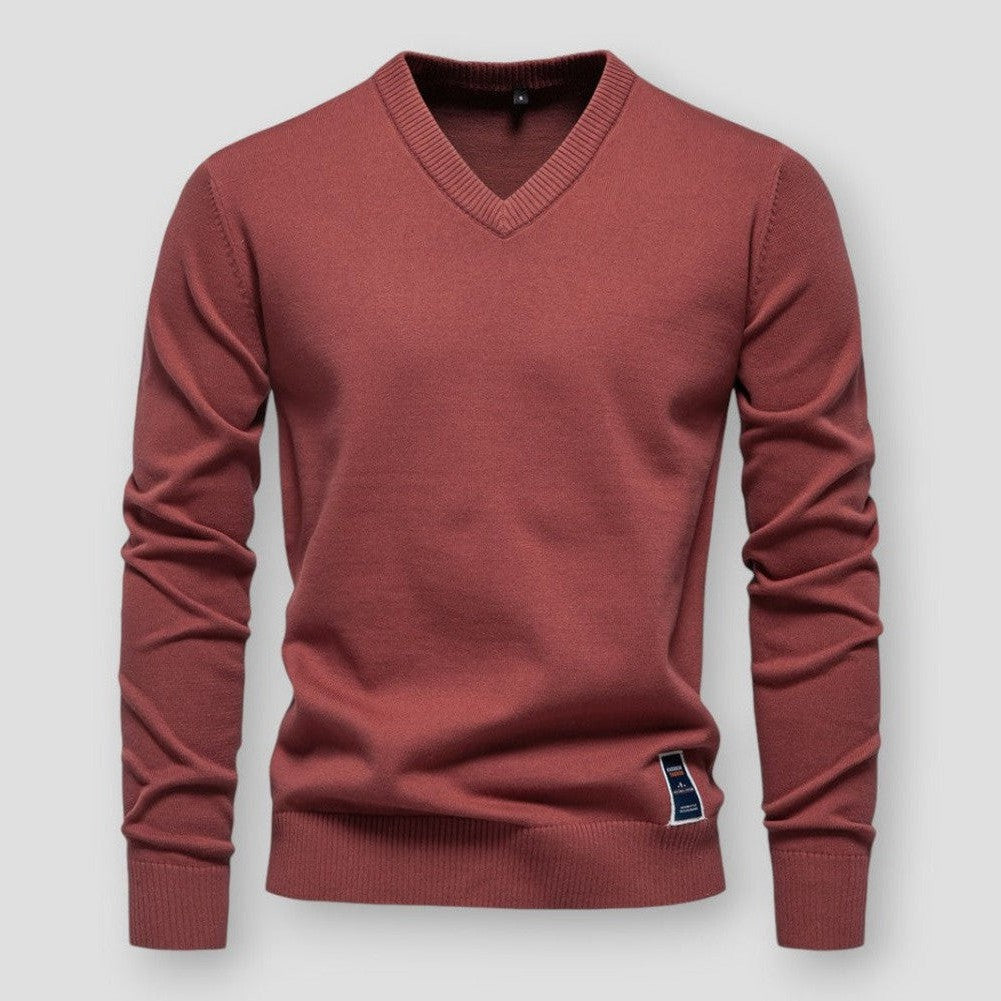 Maverick - Klassischer Herbst- und Winter-Strickpullover für Herren