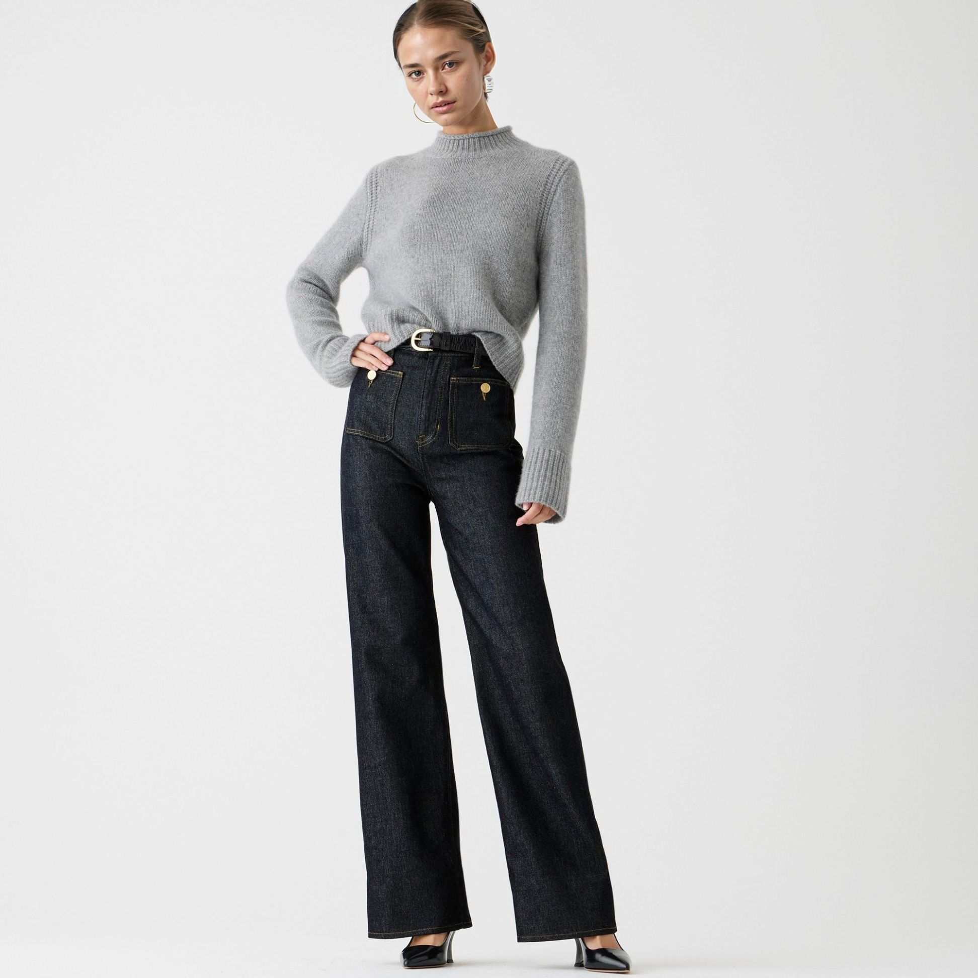 Mia | Komfortable Jeans mit weitem Bein