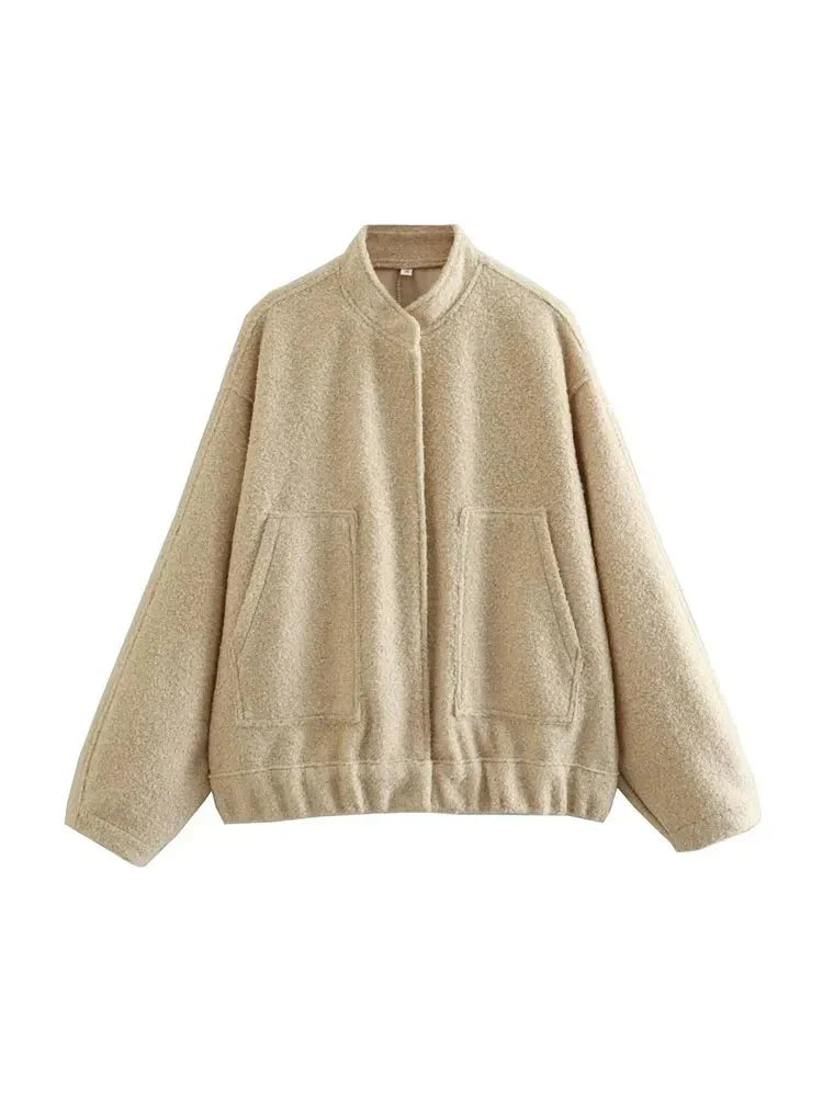 Aliah | Oversized Bomber Jacke