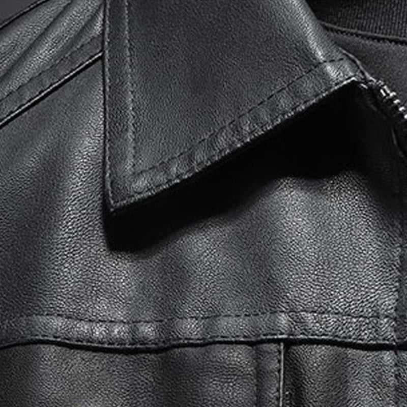 Forth – Premium Lederjacke mit Zeitlosem Design für Männer