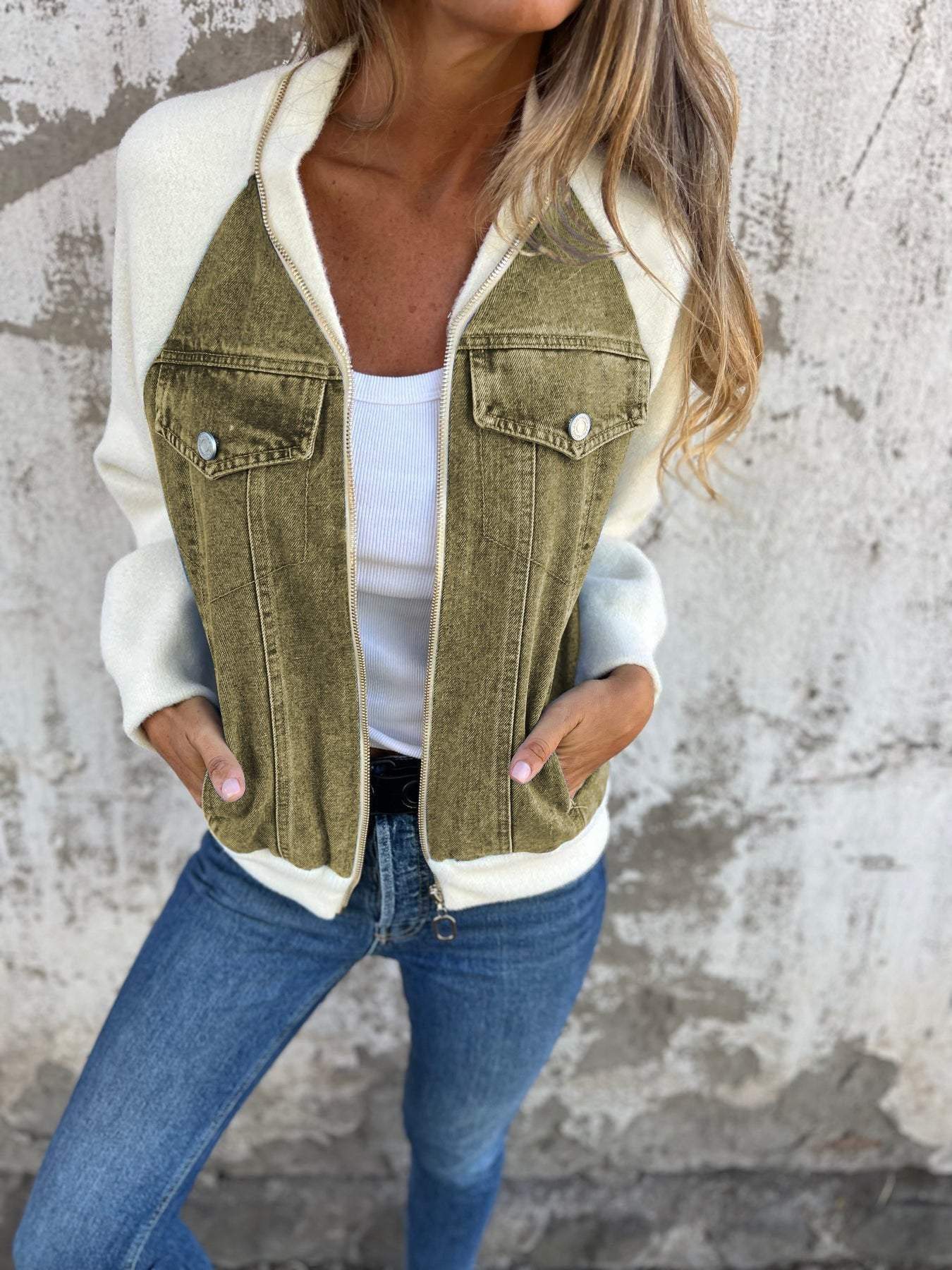 Moderne Denim Jacke für Damen