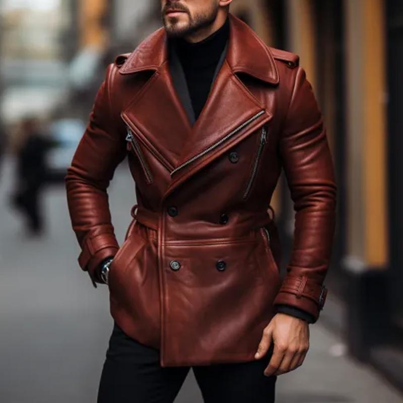 Stylische Lederjacke für Herren