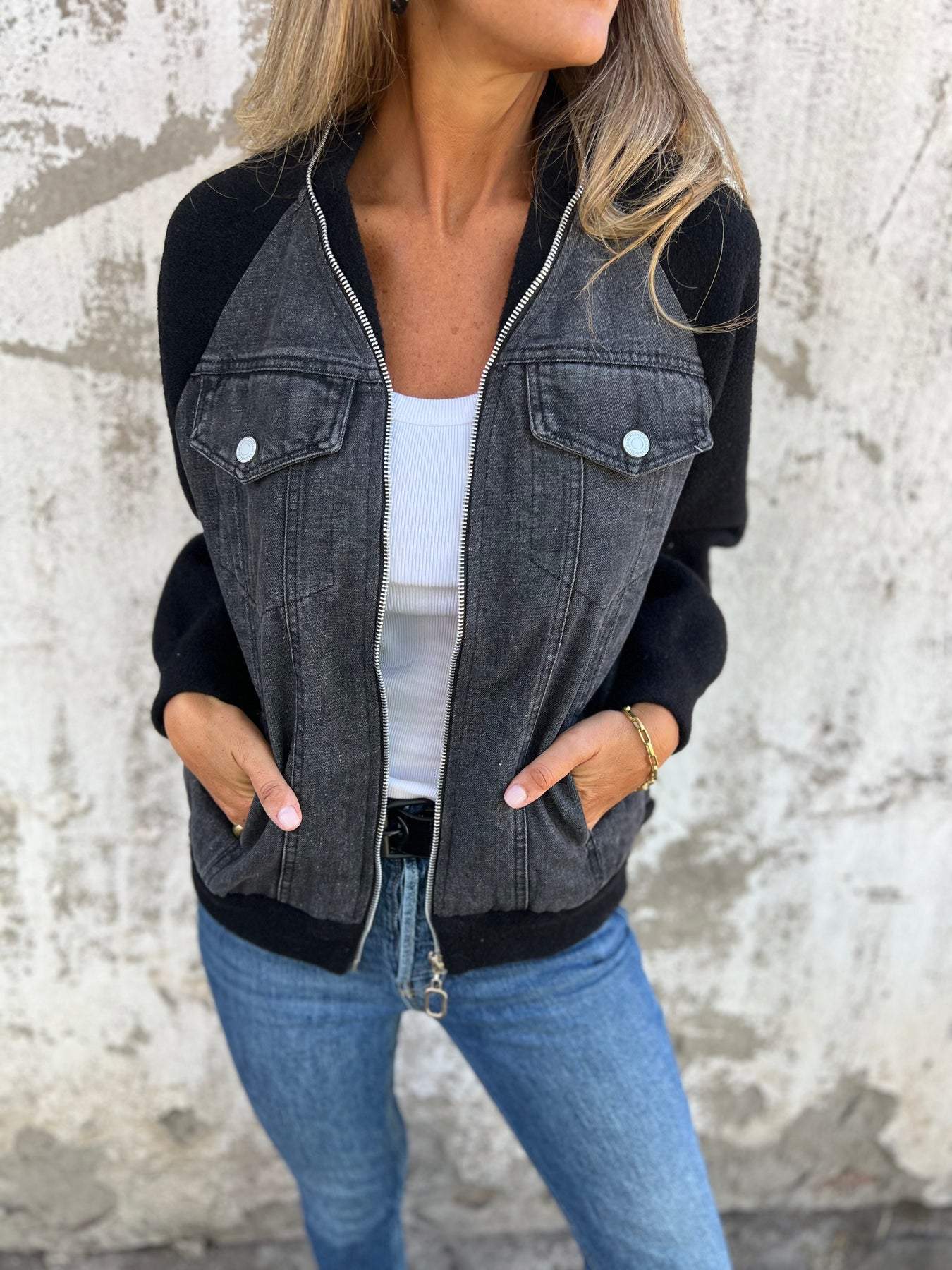 Moderne Denim Jacke für Damen