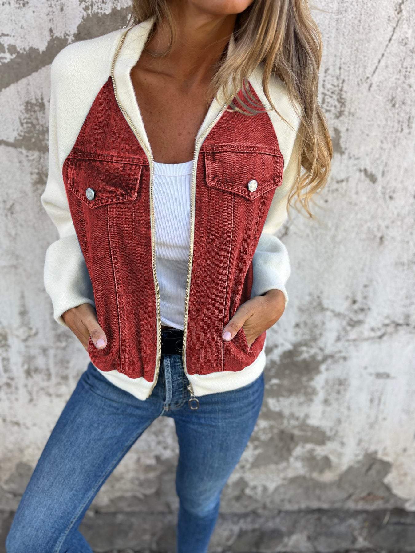 Moderne Denim Jacke für Damen