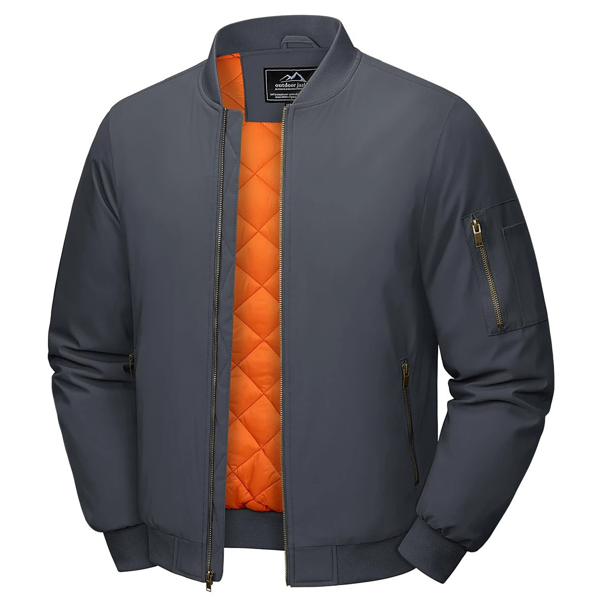 Travis - Herren Klassische Bomberjacke Herbst