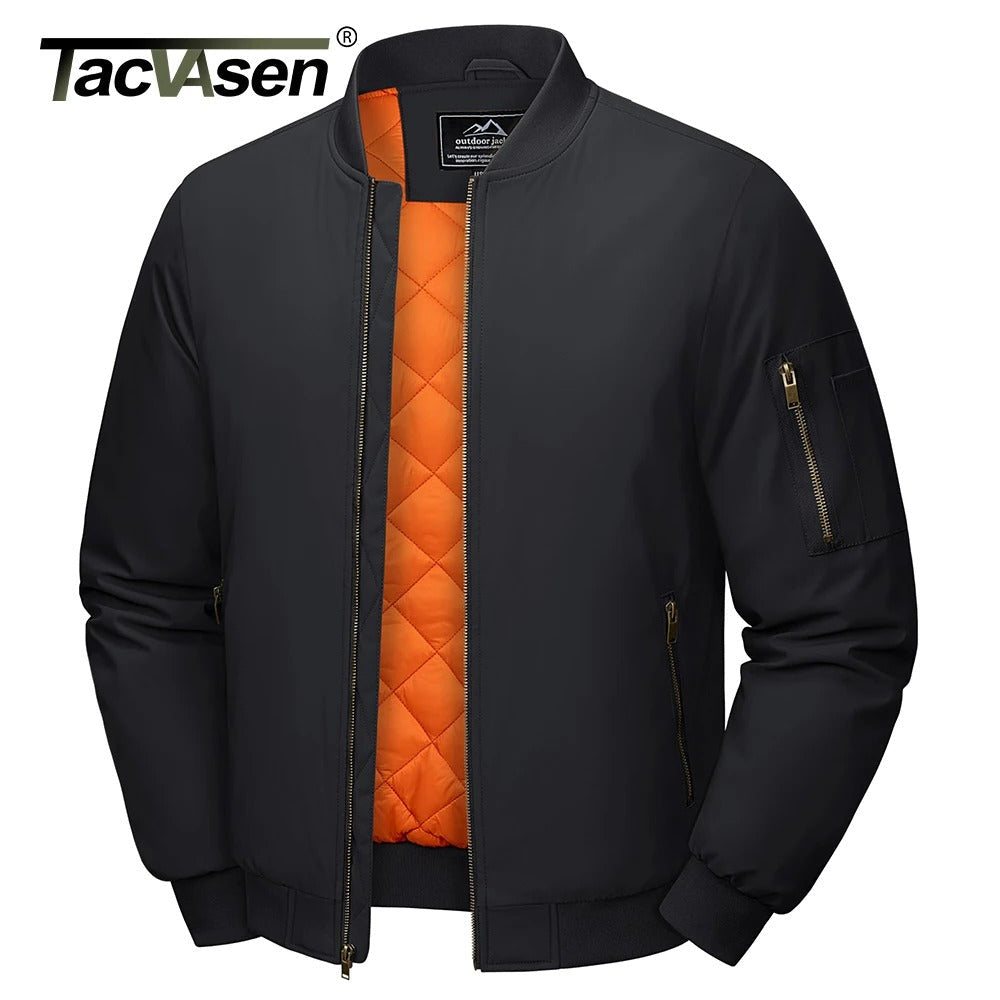 Travis - Herren Klassische Bomberjacke Herbst