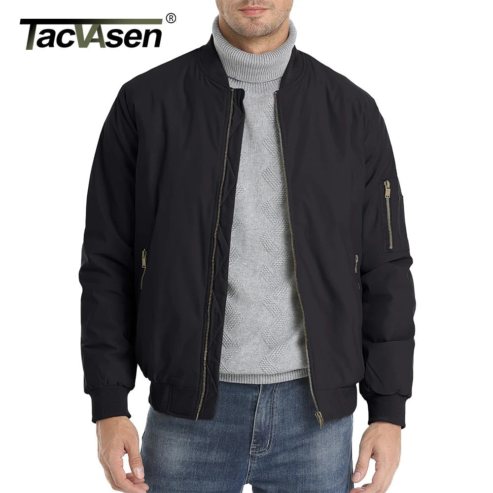 Travis - Herren Klassische Bomberjacke Herbst