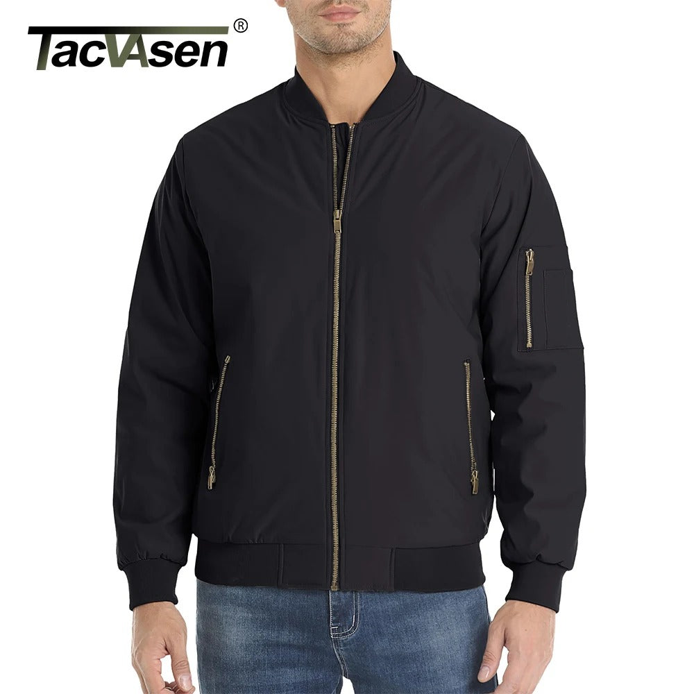 Travis - Herren Klassische Bomberjacke Herbst