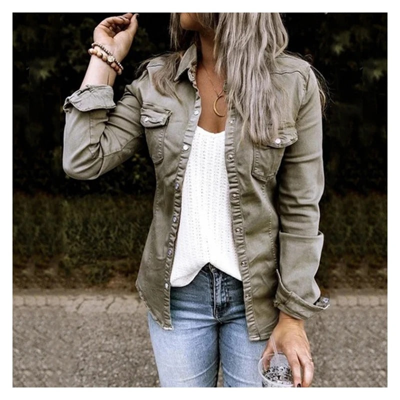 Sophia Denim Jacket - Elegante Damen Jeansjacke für jeden Anlass