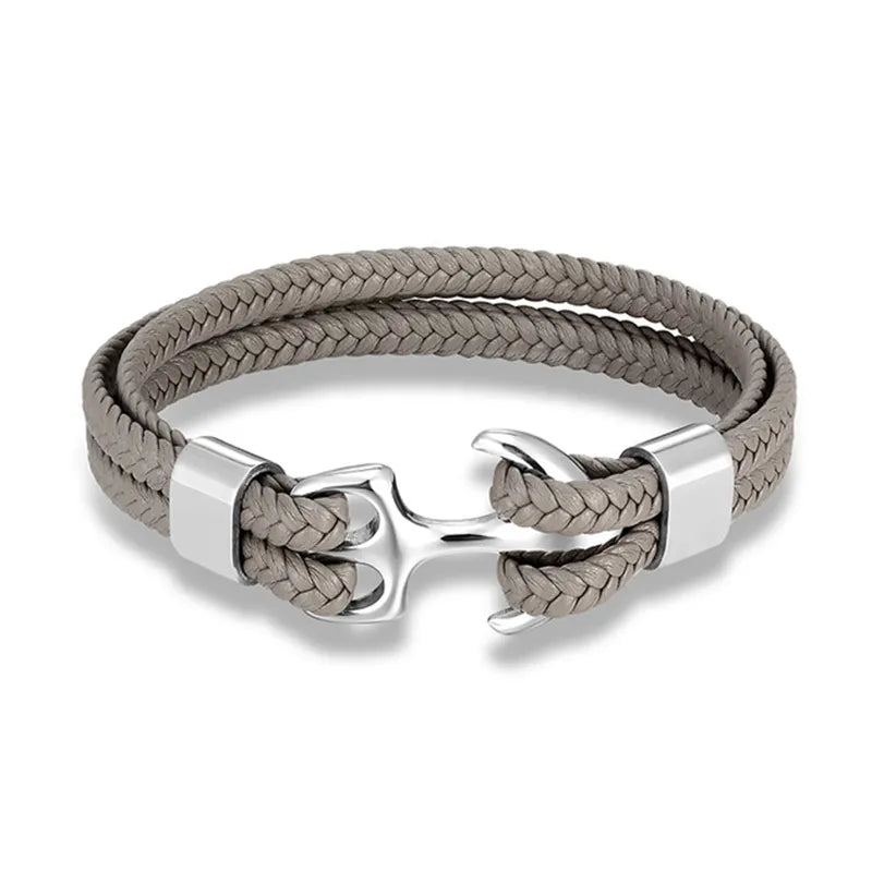 Marine Anker-Lederarmband