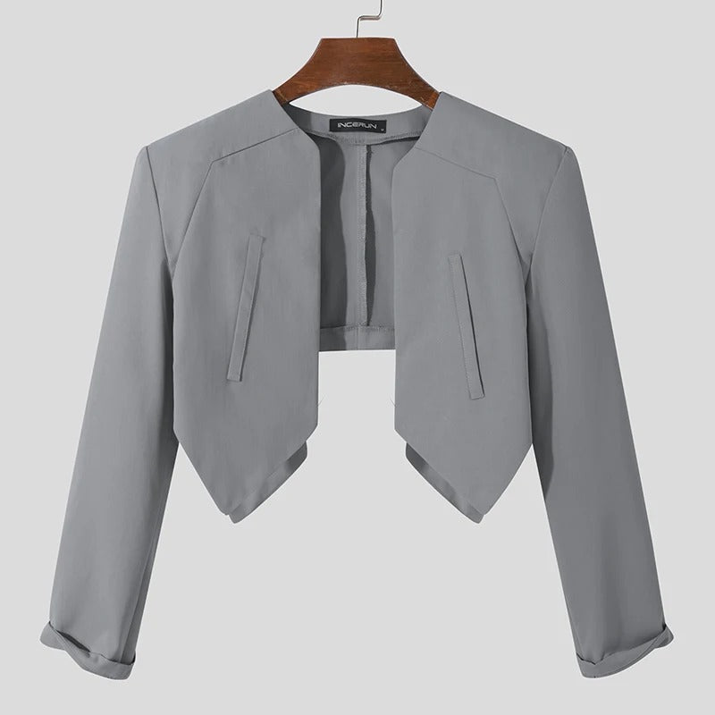 Thomas - Stilvoller Cropped Blazer für Männer