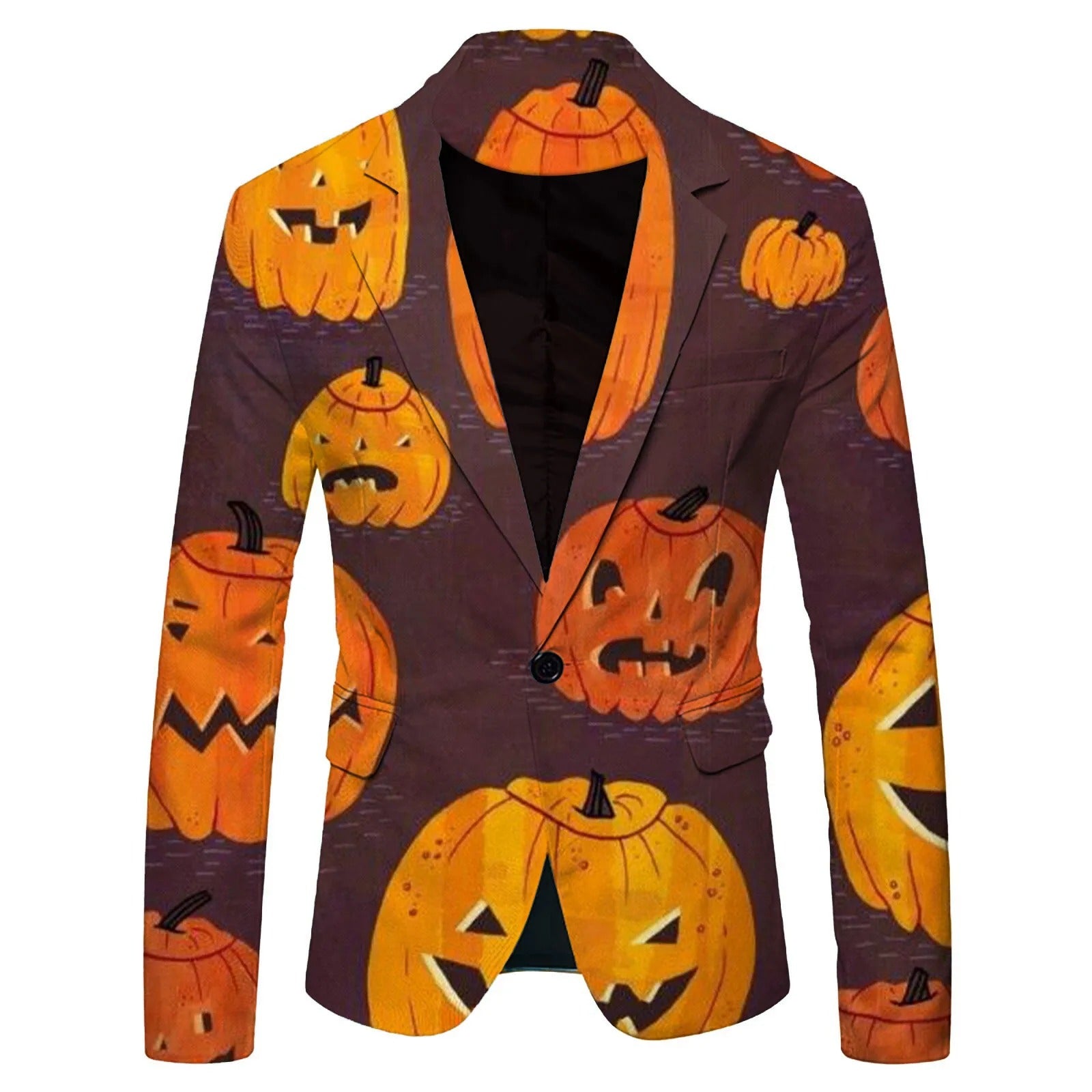 Logan - Halloween Kürbis Grafik Blazer Anzug für Männer