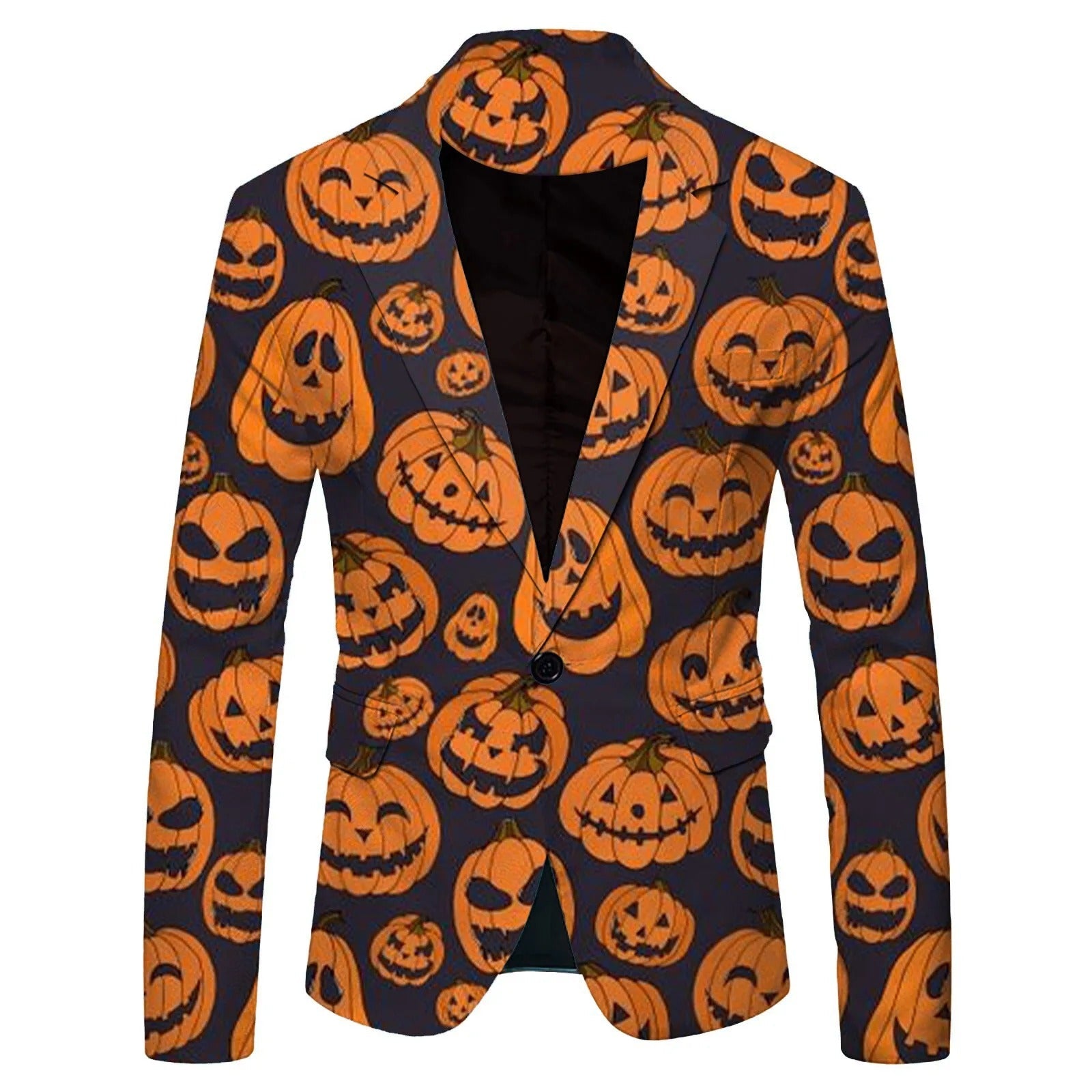 Logan - Halloween Kürbis Grafik Blazer Anzug für Männer