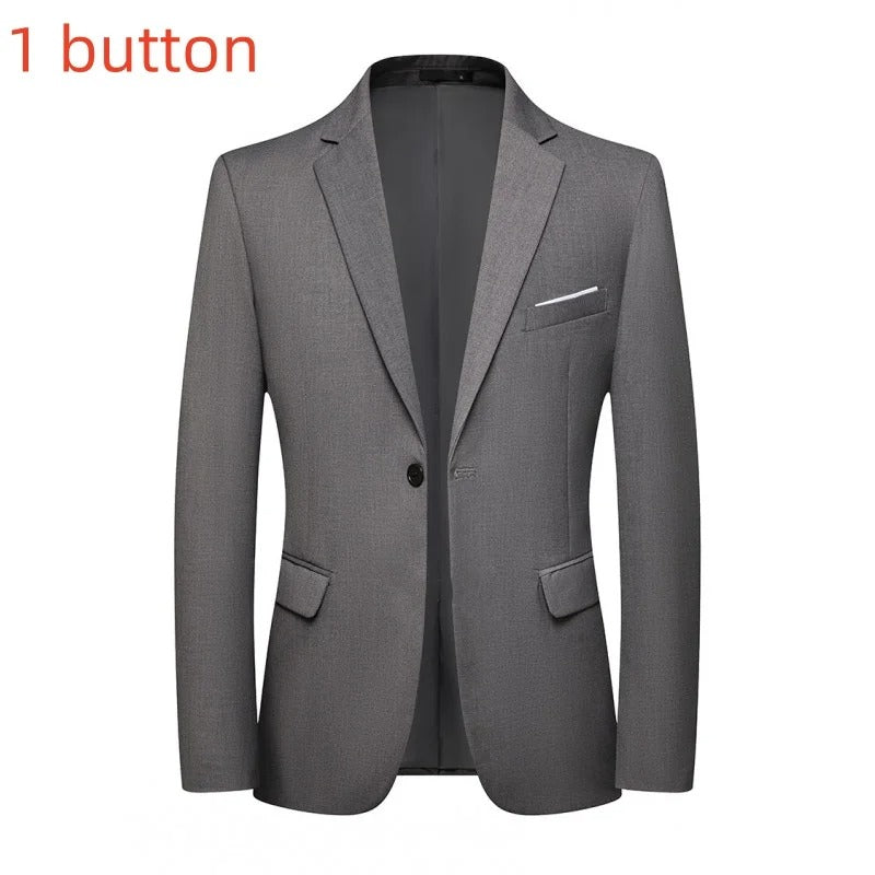 David – Herren Slim-Fit Blazer im Britischen Stil